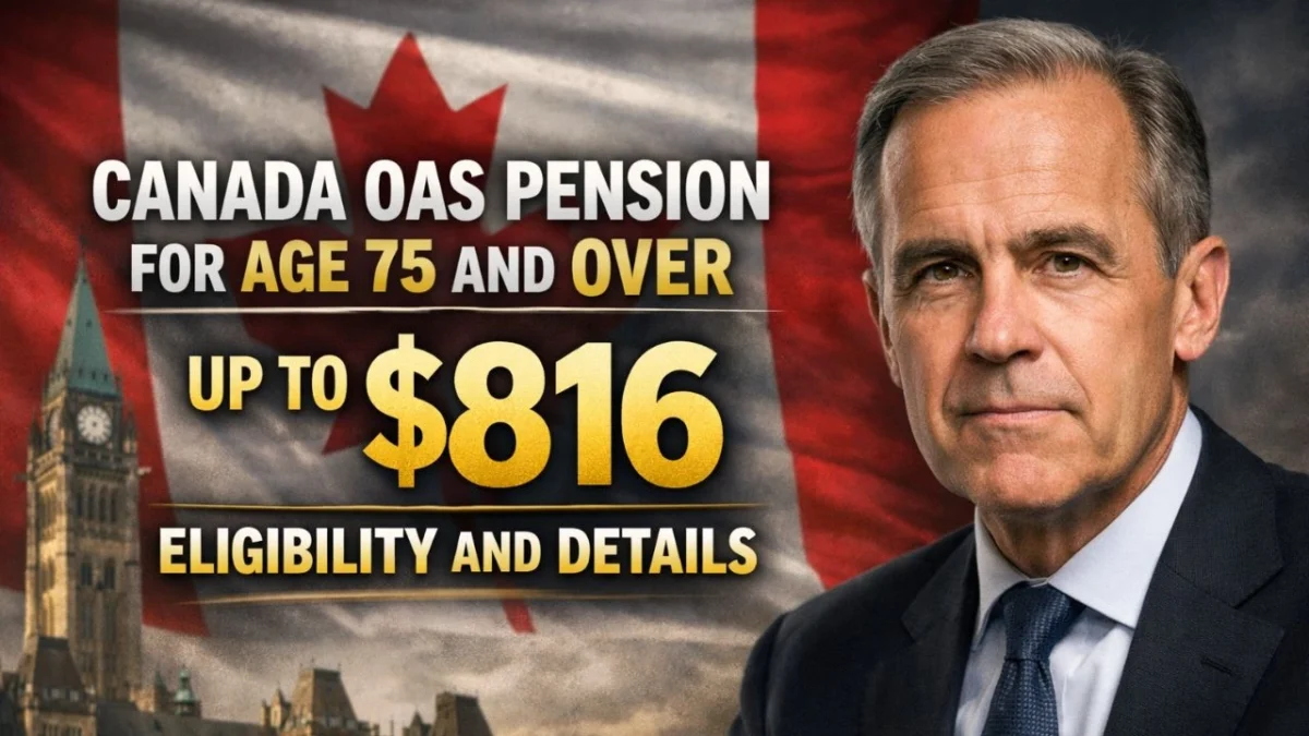 Canada OAS Pension for Age 75 and Over Up to $816 Eligibility and Details