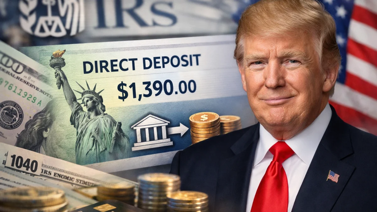 El IRS confirma el pago de ayuda por depósito directo de $1,390 para abril de 2026.
