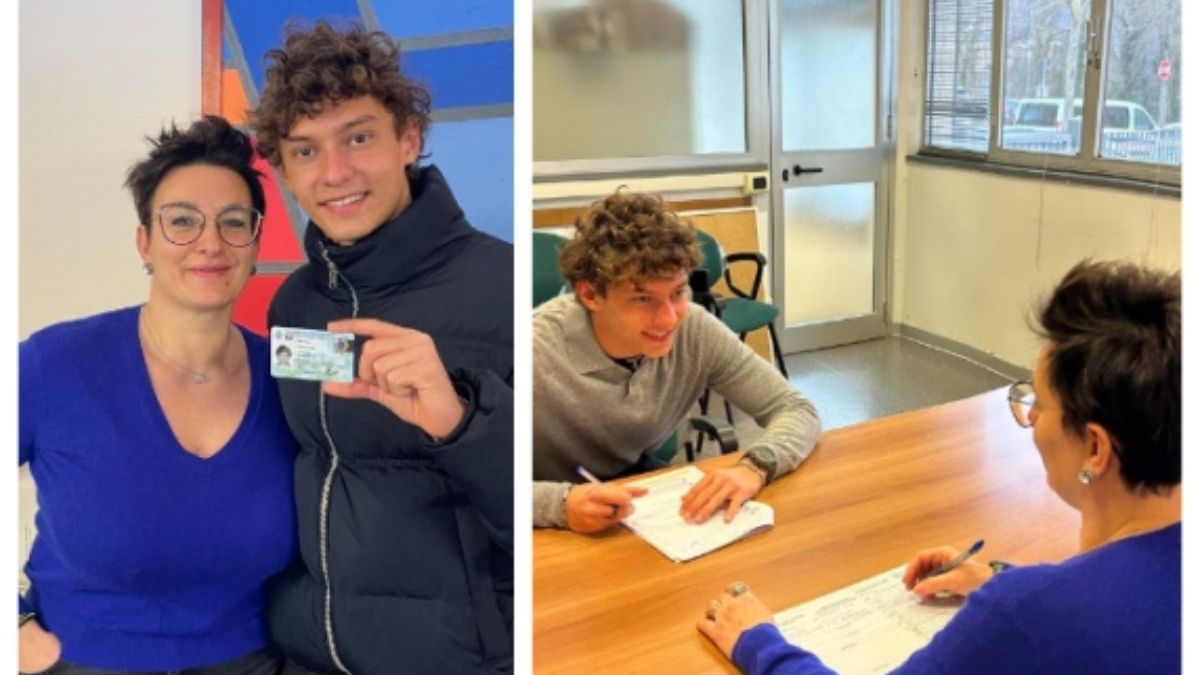 Kimi Antonelli e l’esame della patente: «Alla guida era nervoso, non era abituato al cambio manuale e non ha messo la freccia in un sorpasso. Nella teoria era molto preparato»