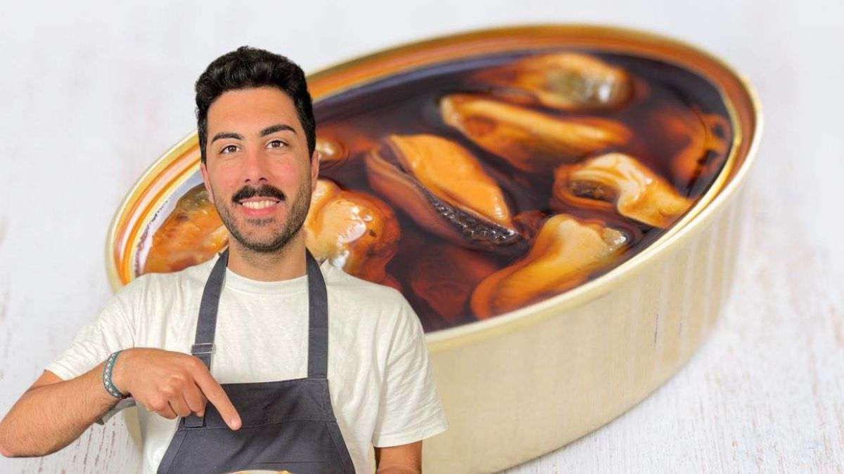 Rubén, cocinero: “No comas los mejillones de lata con patatas, están más buenos si los combinas con este aperitivo de queso parmesano y tomate seco”